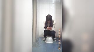 Quay lén wc Korean