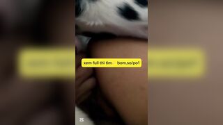 cô chủ xinh gái bị bầy chó hiếp dâm