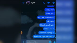 Em Uyên Call Zalo Cho Đứa Bạn Để Show Hàng Thủ Dâmm