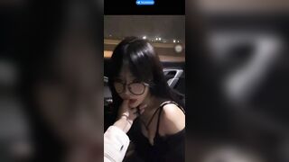Public trên taxi, em làm sgbb không phải vì tiền mà là vì dâm