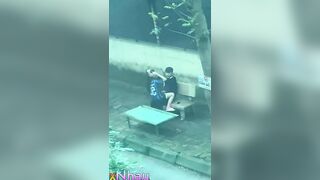 Tiếp tục sery quay lén 2 em học ghế đâ