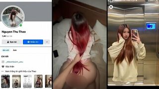 Nguyễn Thu Thảo 2ka6 điên cuồng với anh chàng khủng