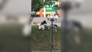 2 em học sinh bắc bling ling public tại công viên 2