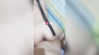 Vừa doggy kiểu nô lệ vừa bật phim sex cho em xem 2