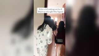 3-4 em gái nói bịa chuyện đi maxkups để đi khách