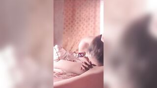 Lâu lắm rồi chị mới được bữa xả cơn nứng sướng thế này