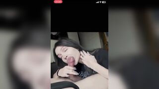 em gái Tây xinh xắn bú cu lút cán nuốt trọn từng giọt tinh trùng