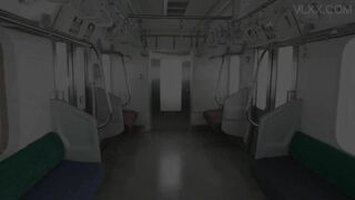 Bất ngờ bị kiểm tra tàu, nữ nhân viên Mone Kamiki đành hối lội anh cảnh sát cu bự