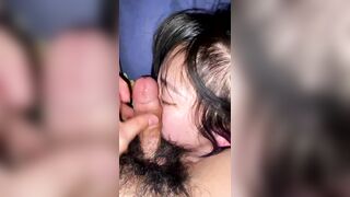 Lấy con cu tát vào mặt em xinh gái rồi bắt bú