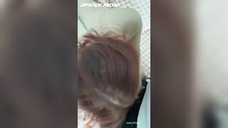 Sướng giật đùng đùng vì bị con cu to lút cán