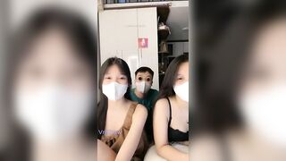Em idol MMlive hana lồn hồng và con bạn dâm đãng livestream show some chịch bú lồn cá