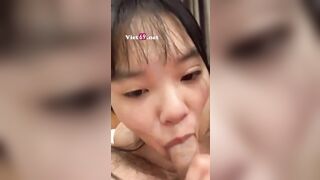 Em Nhung Thanh Hoá ngại ngùng mút chim