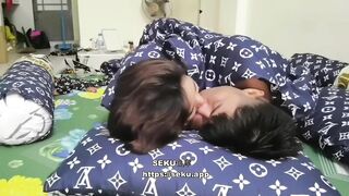 Cặp đôi làm một nháy cực nứng để chào mừng buổi sáng