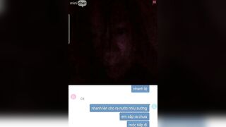 Em gái mặt xinh lồn nhiều nước trốn vào trong chăn để show cho các anh trên Ometv