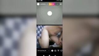 E học sinh thủ dâm trực tiếp trên IG cho bạn thân vs mấy a khoá trên xem p3