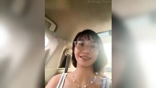 Rosababyvip Về Miền Tây mà quên tiền nên dùng vú lon cạ taxi siêu nứng