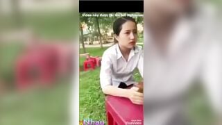 Đánh ghen, E gái đi địt ngta xong ra nch bị đánh dập lồn ở quán nước