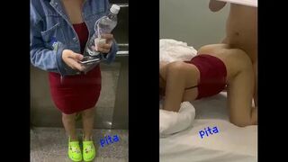 Làm 2 shot không bao xuất tinh trong rồi đưa em đi ăn