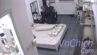 Hack cam, thấy bé nó tắm móc lồn ướt hết giường siêu phẩm
