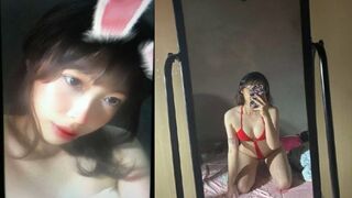 Clip sex em gái dễ thương yêu quần lót đỏ gợi cảm