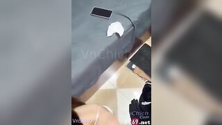 Đừng xuất tinh vào váy của e, e hờn dỗi vì cb đi tiệc mà bị xuất đầy váy