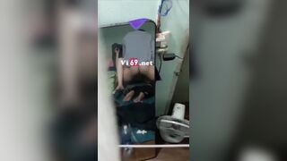 Quay lén chị hàng xóm bú bóng địt nhau vs a grap chim bé p2
