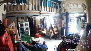 1 túp lều tranh, Niềm vui khi đi lm về là được địt bà mẹ đơn  thân