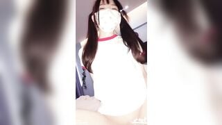Em loli lồn hồng livetream địt nhau với anh trai