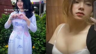 Em gái thoxinh đang rên ư ử khi bị nện