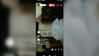 Em Lê Thị Huyền Diệu livetream móc lồn chảy nước với bạn trai trên Instagram P2