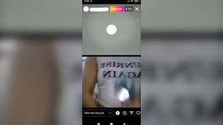 Em Lê Thị Huyền Diệu livetream móc lồn chảy nước với bạn trai trên Instagram P4