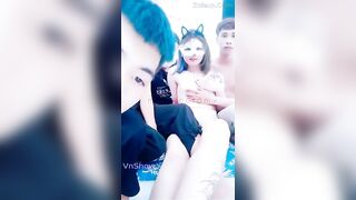 Thác loạn bên trung kinh vl, Học Sinh mà cân 3 xuất tinh đầy lồn