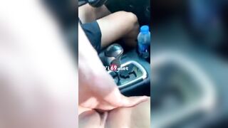 Đg đi xe mà e banh lồn cho a móc bắn nước hết hết vô lăng