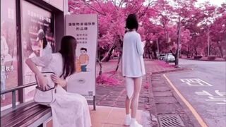 em gái bị rút đuôi cáo giữa đường chảy sữa lồn