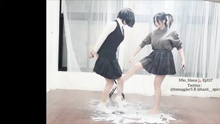 E gái bị bạn học bạo dâm ép uống nước đái đầy sữa p2