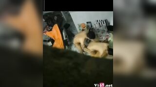 Quay lén 2 e học sinh ở Nam định địt nhau ngày mưa lồn còn ko lông