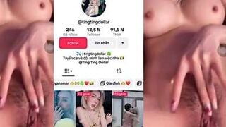 Clip Sex Tiktoker Tingtingdollar Live Show Hàng Vú Khủng Móc Bướm Trong Nền Nhạc Rem