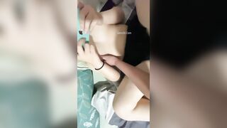 Người Mập Vú Bự Việt Nam Nằm Dạng Háng Chơi Game Cho Bạn Trai Chịch 2
