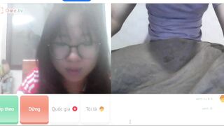 Ometv em gái mắt kính dâm đãng xem sục bằng sextoy