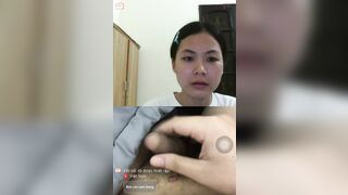 Sục cu bắn tinh cho em người yêu xem em nói nhớ anh