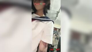 Thww e trai tự sục cu, Chị gái nứng cosplay hầu gái djt e trai