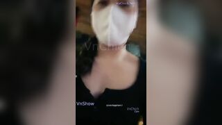 MMlive sanzai2 đang ngồi hóng mát tiện thể livestream show lồn và cái kết bị người lạ