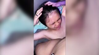 Độc lạ cặp đôi les địt nhau bắn nước tung tóe vào mặt