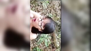 E gái việt đam mê chim đã đen gạ mấy a Châu phi vào rừng bú cu