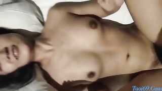 Chơi chị gái hàng xóm xa chồng thèm cu