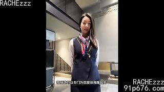 Chịch em gái trong bộ đồ tiếp viên hàng không (st)