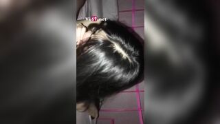 Biết anh qua em sinh viên tỉa gọn gàng lông bím