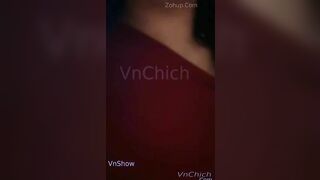 Hôm nay không biết anh nào may lắm được em (Eria2004) cho livestream show chịch