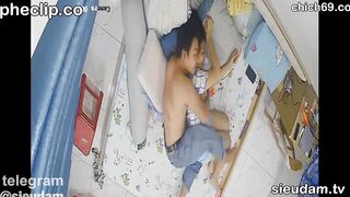Quay lén vợ chồng già hàng xóm djt nhau khẩu dâm dái lên người vợ