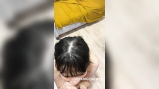 Em gái tomboy vú to mặt dâm bú cu cực điêu nghệ
